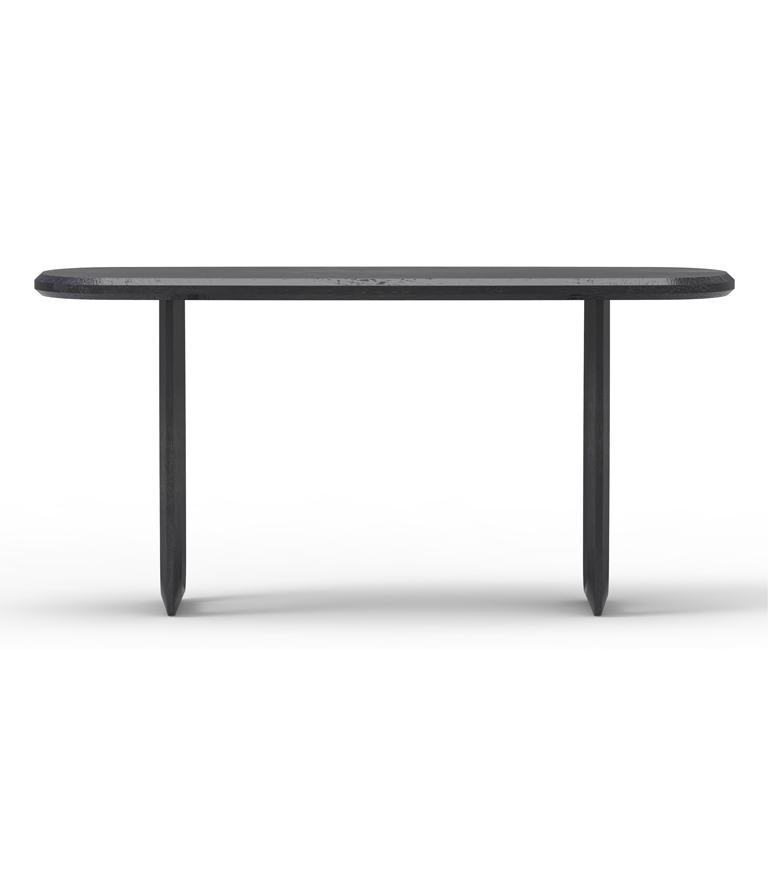 Aura Loft (Black Sandblast) Console Table