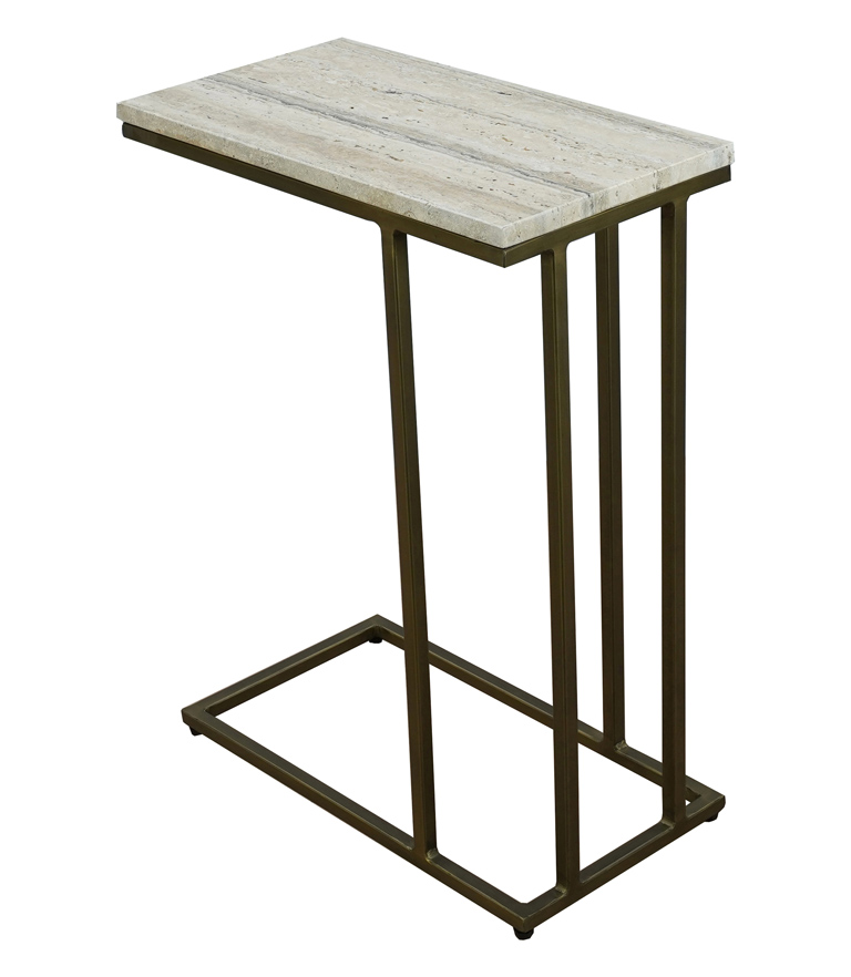 Halo Travertine C-Table
