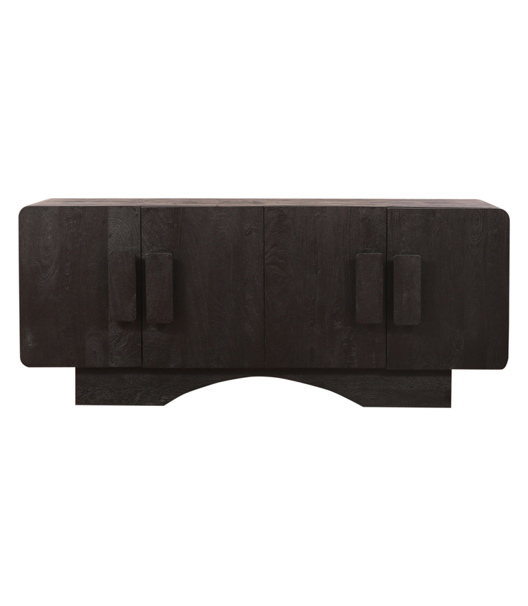 Archway 4-Door Sideboard (Matte Black)