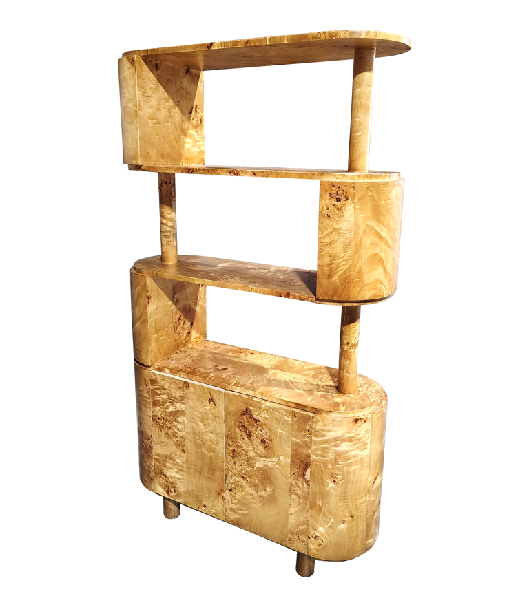 Cortina Burl Bookcase