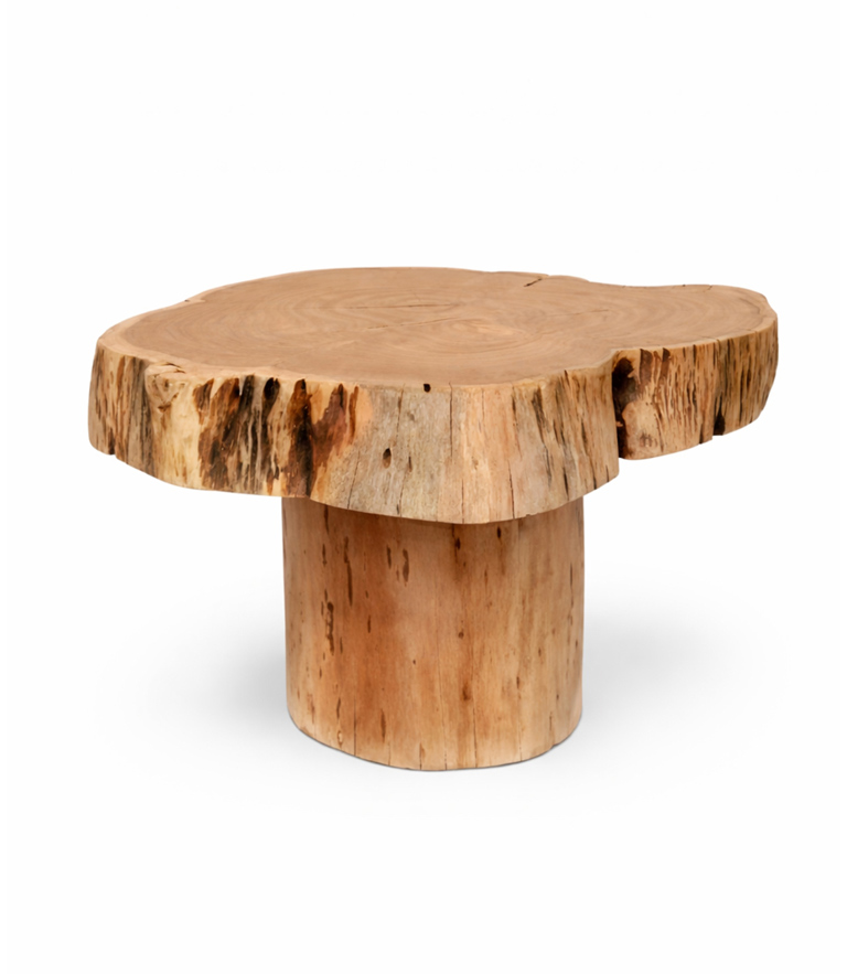 Elliston Wooden Log Table