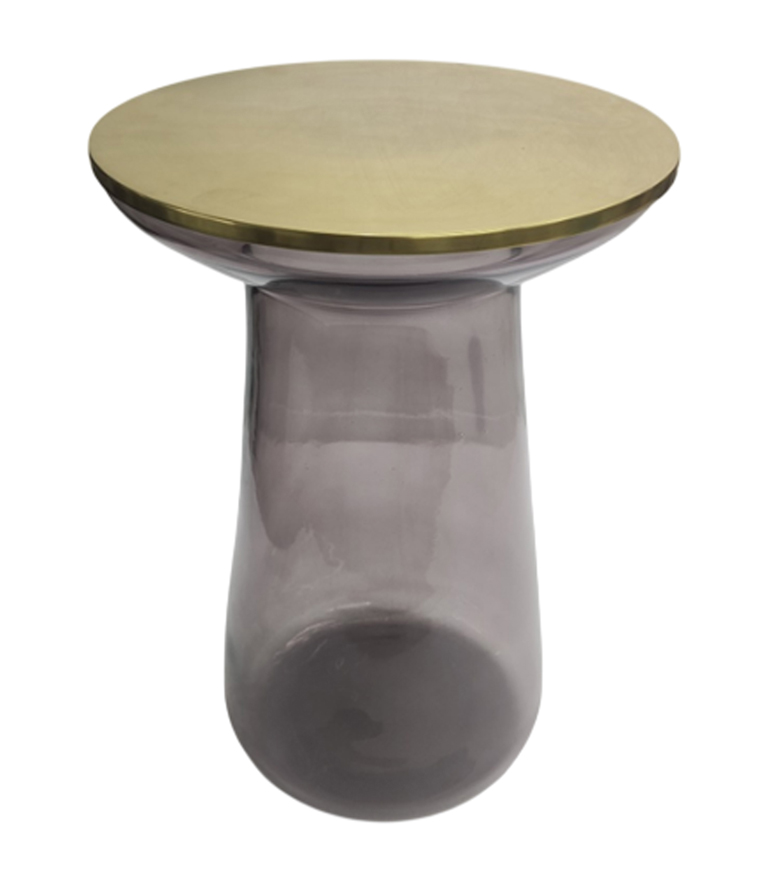 Alcott Purple Smoke Side Table